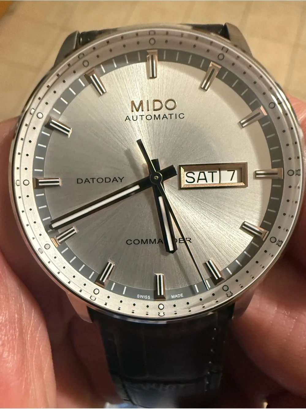 Mido Commander II 40mmAutomatic Swiss Silver Dial Men's Watch MO16.430.16.031.80